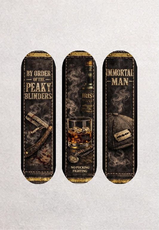 Skateboard Deck Wall Art Decor | Peaky Blinders | Modern Man Cave Bar