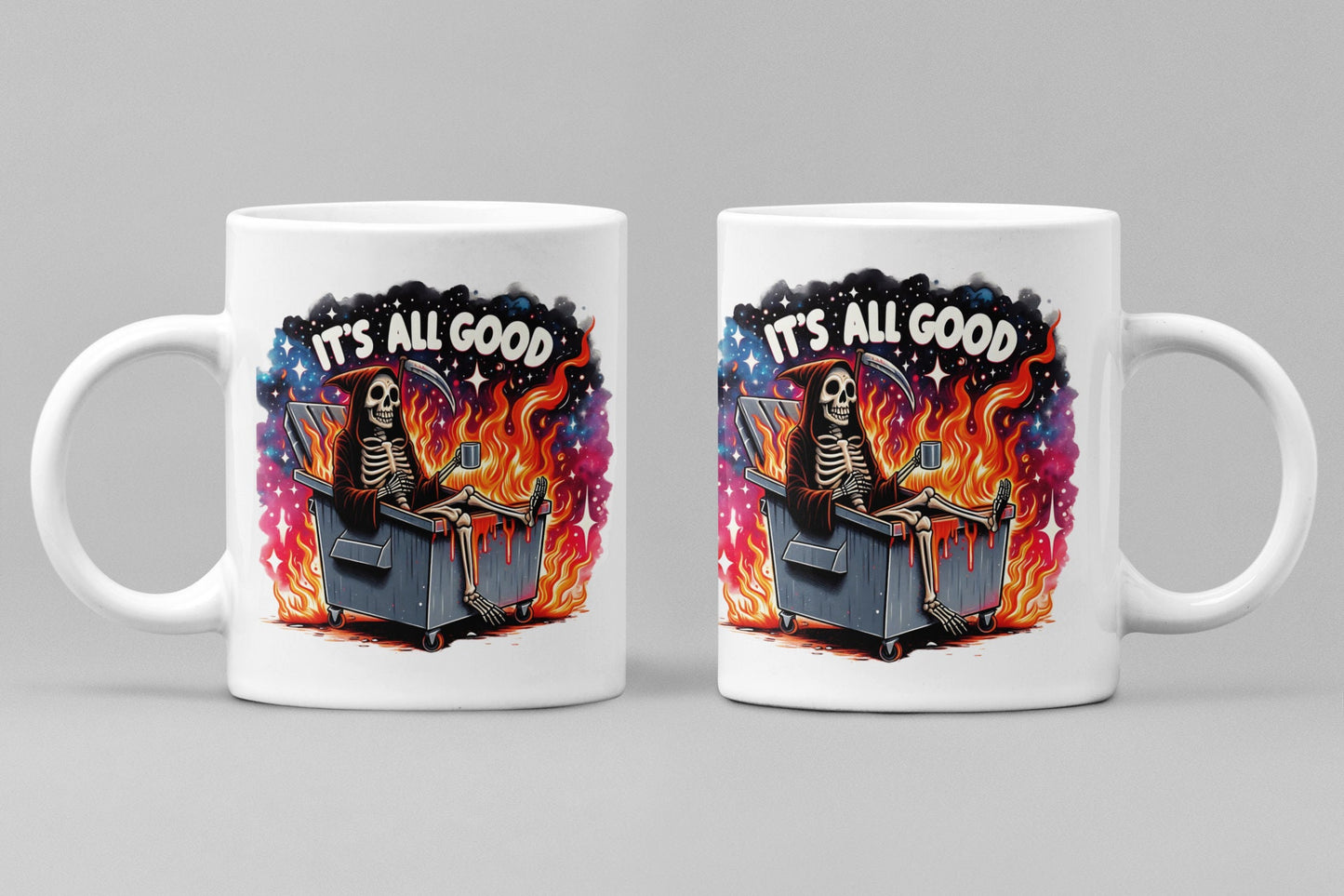 Custom Printed Mug Cup | Funny Sarcastic Style Comedy | It's All Good | Personalised Novelty Gift