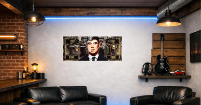 Adults Custom Printed Room Wall Art Vinyl Personalised Gift Sticker - Peaky Banknote TV