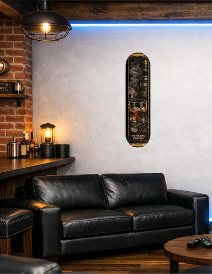 Skateboard Deck Wall Art Decor | Peaky Blinders 2 | Modern Man Cave Bar