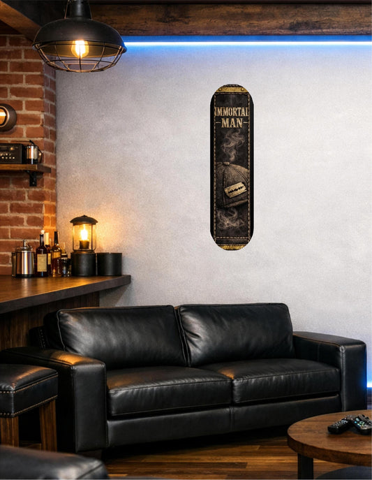 Skateboard Deck Wall Art Decor | Peaky Blinders 3 | Modern Man Cave Bar