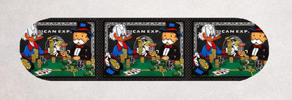 Skateboard Deck Wall Art Decor | Duck Urban Banknote Monopoly American Express Dollar | Modern Man Cave Bar Bedroom Novelty