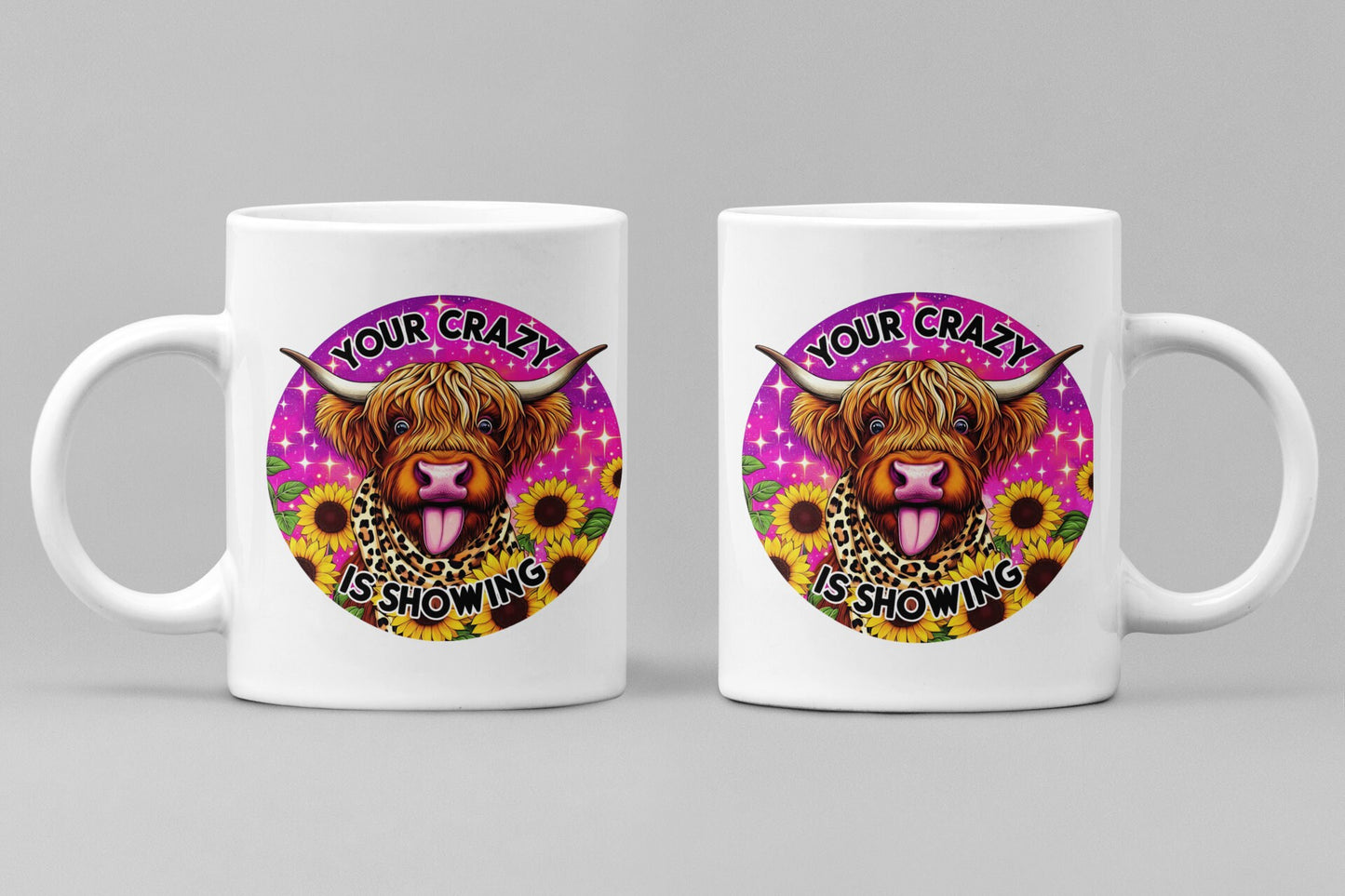 Funny Highland Cow Mug | Sarcastic Novelty Gift