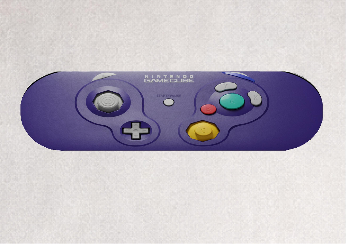 Skateboard Deck Wall Art Modern Decor | Gamecube Console Gaming Controller | Retro Game Room Bedroom Novelty Print